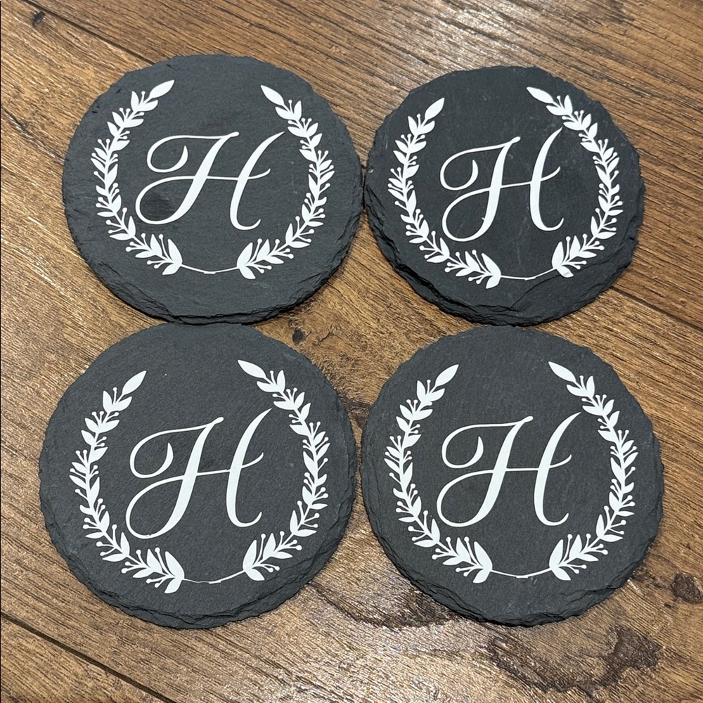 Slate Coaster Set
